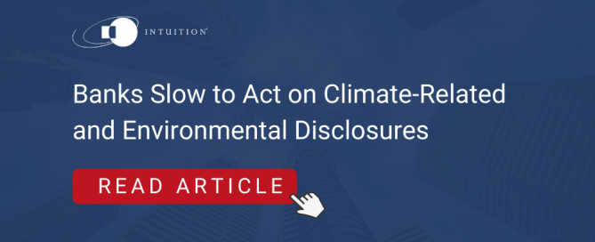 Banks Slow to Act on Climate-Related and Environmental Disclosures (1)