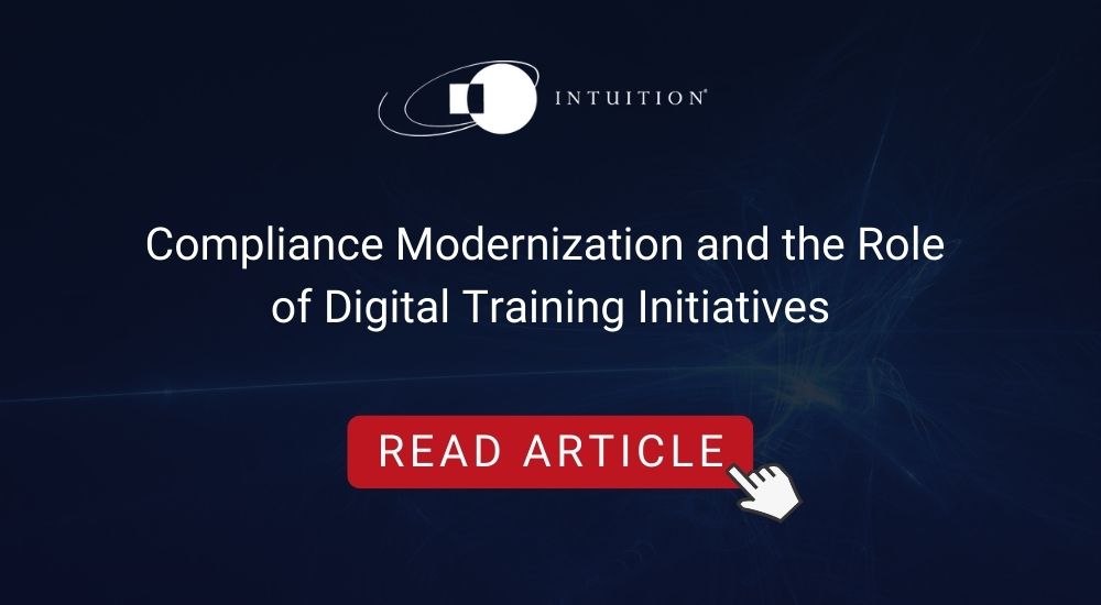 Compliance Modernization and the Role of Digital Training Initiatives