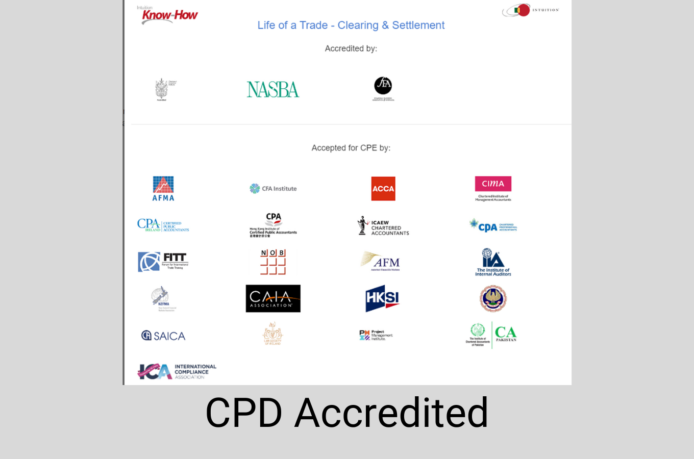 CPD ACCREDITED