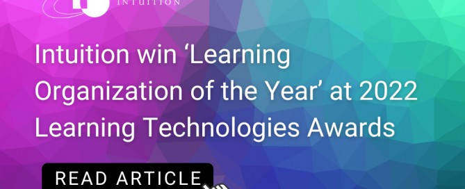 Intuition win ‘Learning Organization of the Year’ at 2022 Learning Technologies Awards