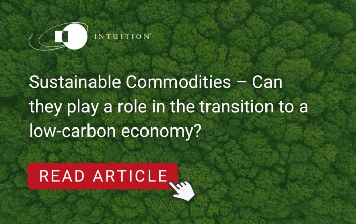 Sustainable Commodities – Can they play a role in the transition to a low-carbon economy