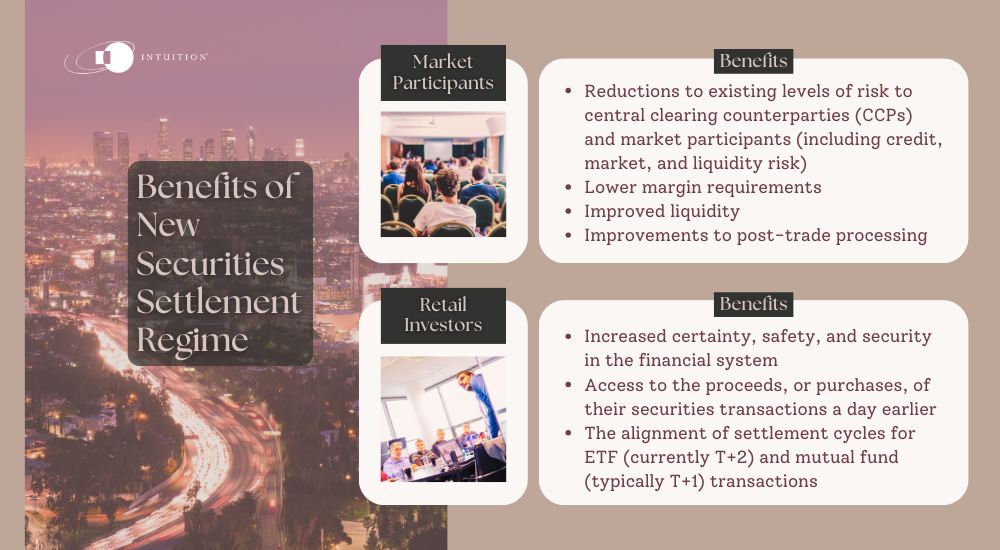 benefits of new securities settlement regime