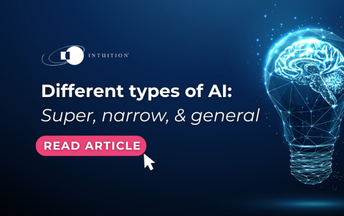 Different types of AI Super, narrow, & general